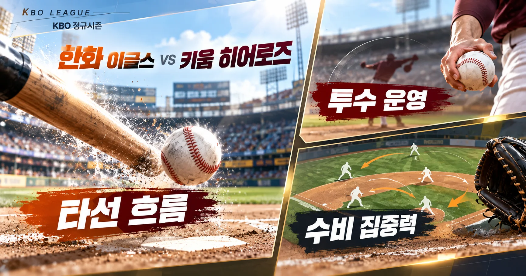 2-한화 이글스 vs 키움 히어로즈 핵심변수카드
