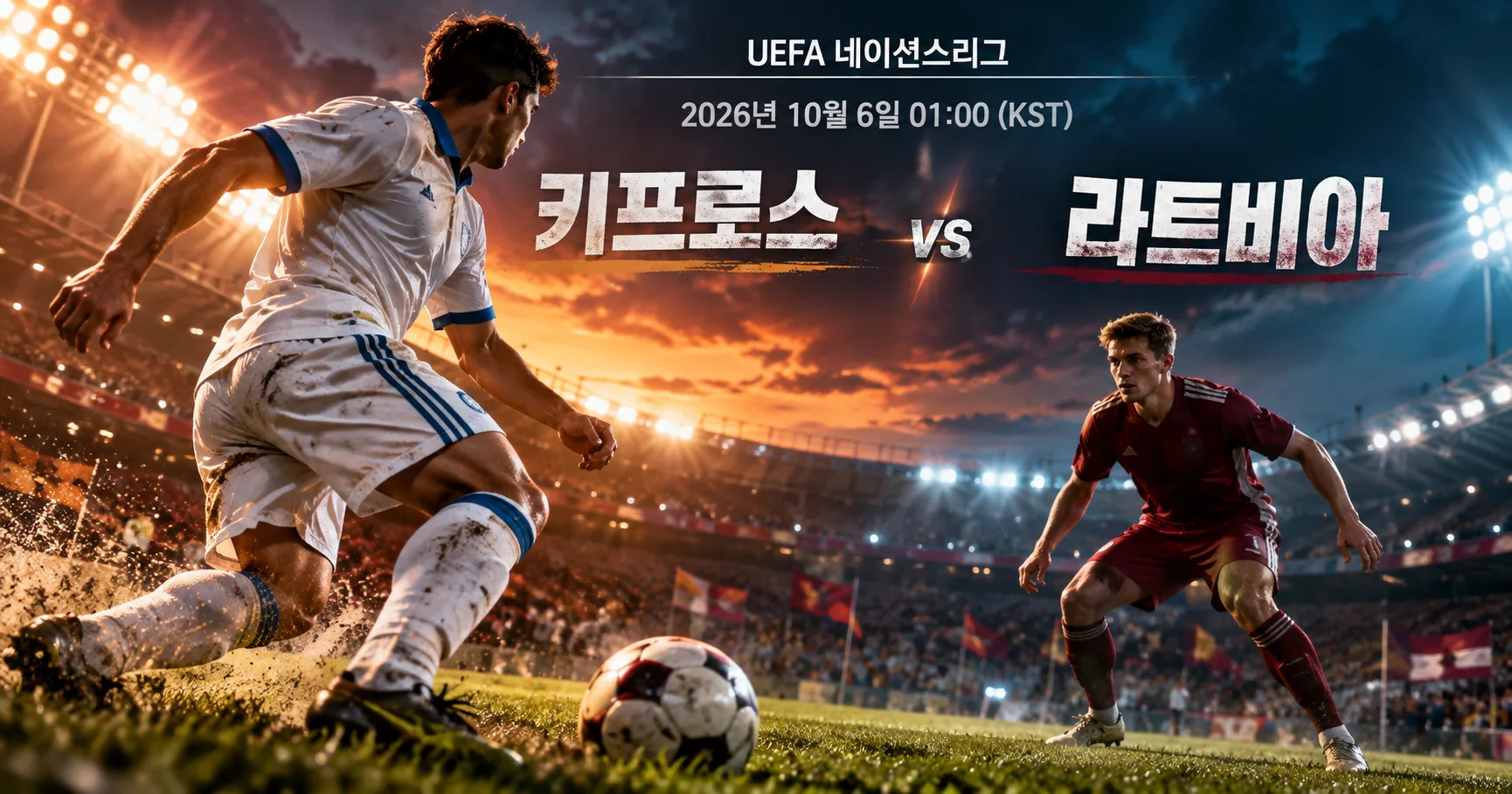 1-Latvia vs Cyprus 플러드라이트매치업