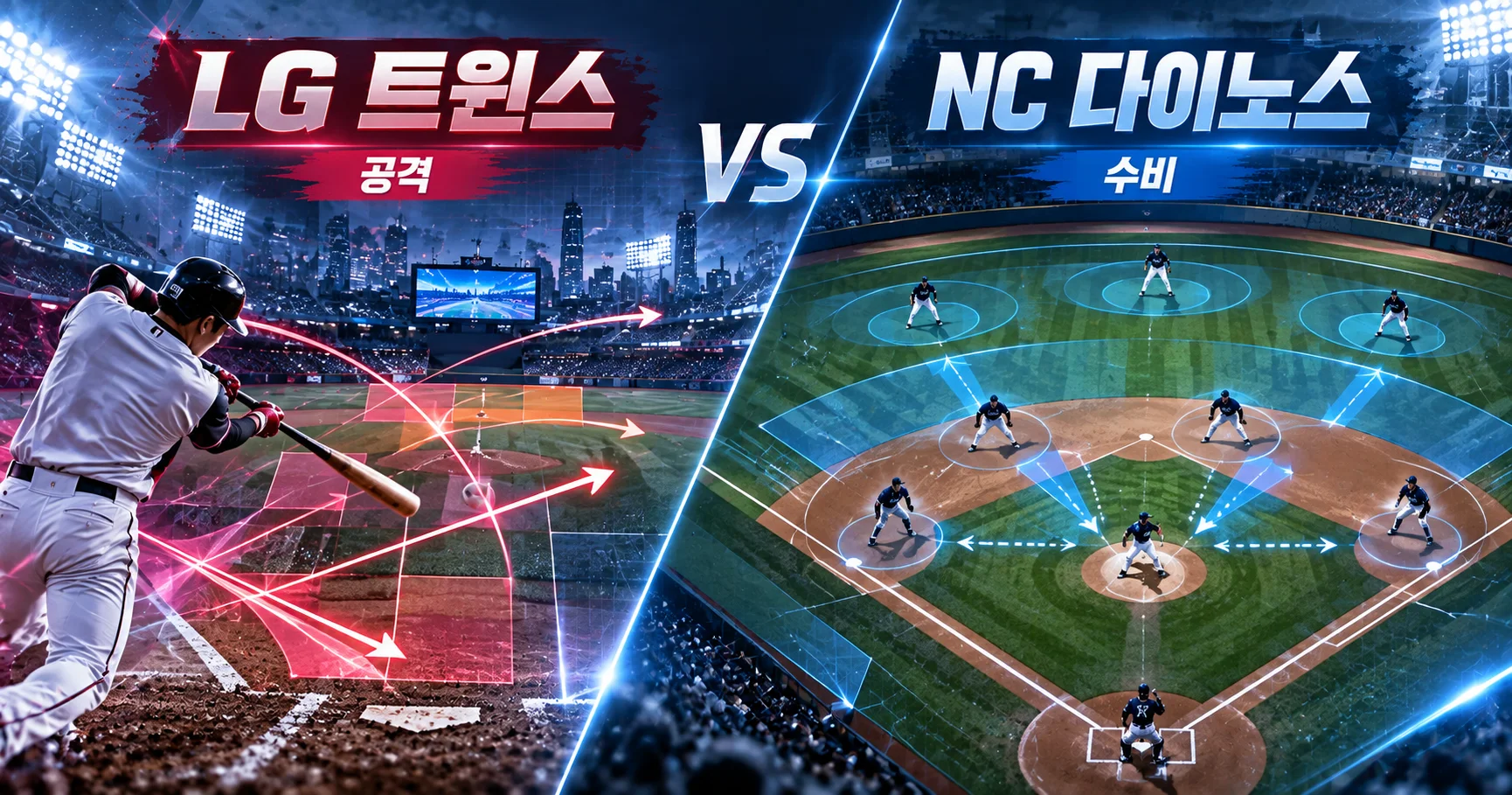 2-LG 트윈스 vs NC 다이노스 공격수비분할분석