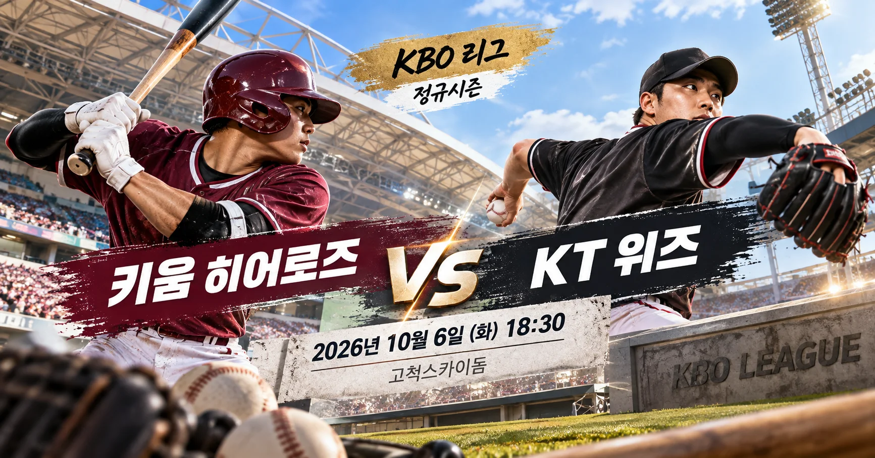 1-키움 히어로즈 vs KT 위즈 입체레이어프리뷰