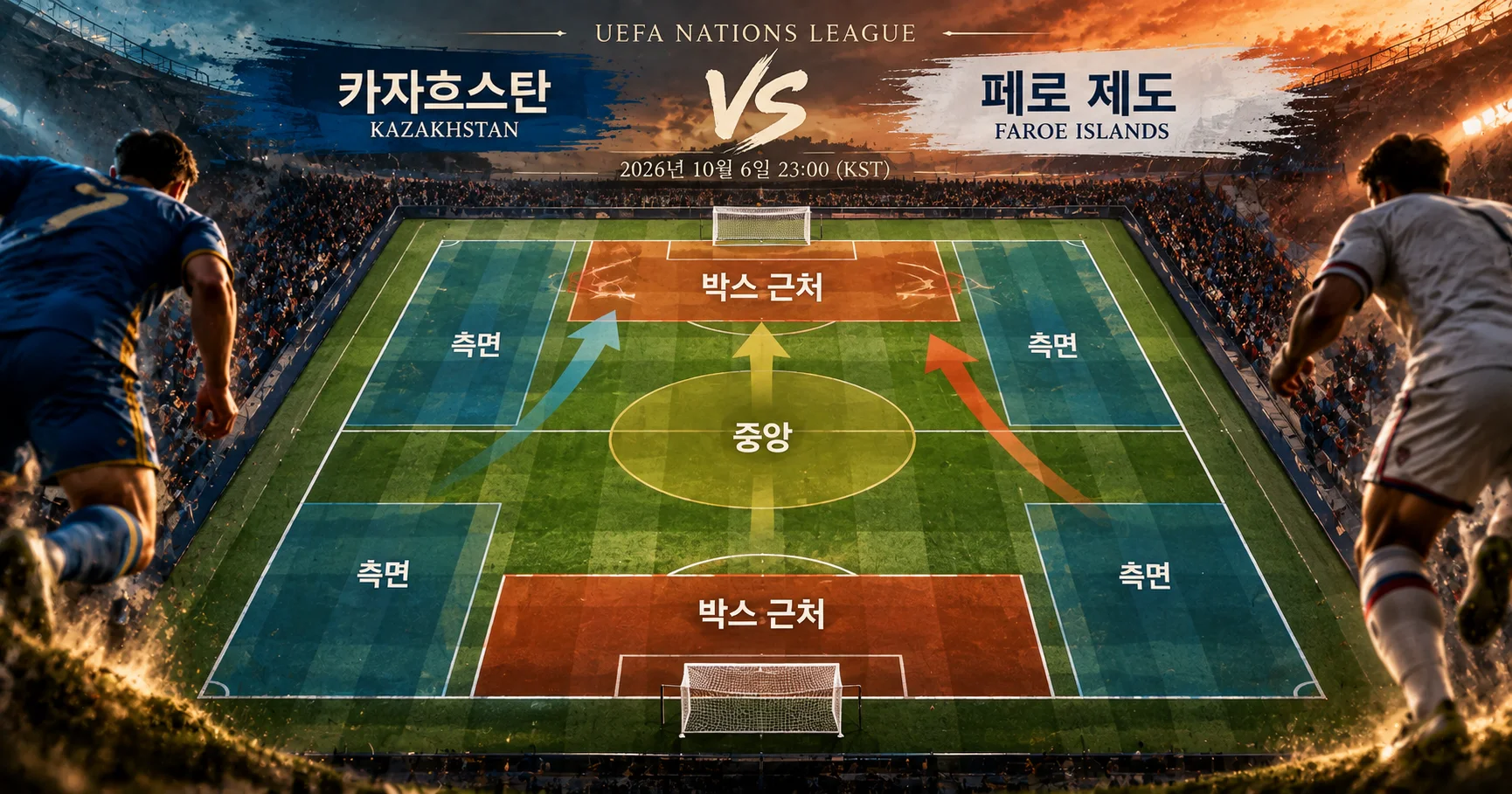 2-Faroe Islands vs Kazakhstan 피치존맵