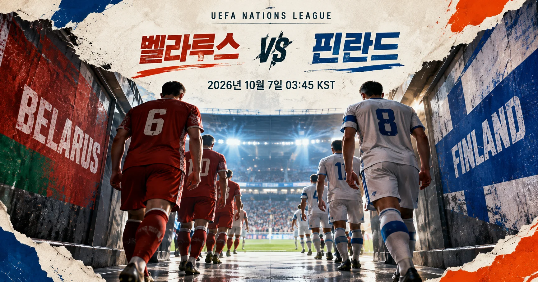 1-핀란드 vs Belarus 터널입장매치업