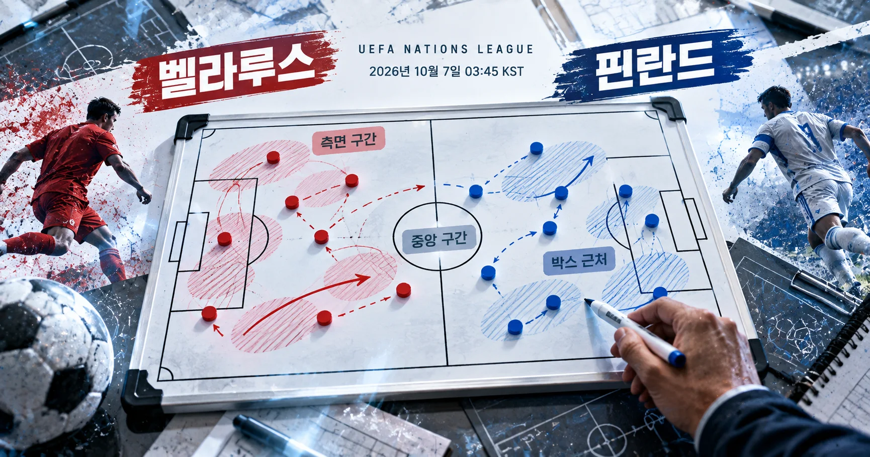 2-핀란드 vs Belarus 전술화이트보드