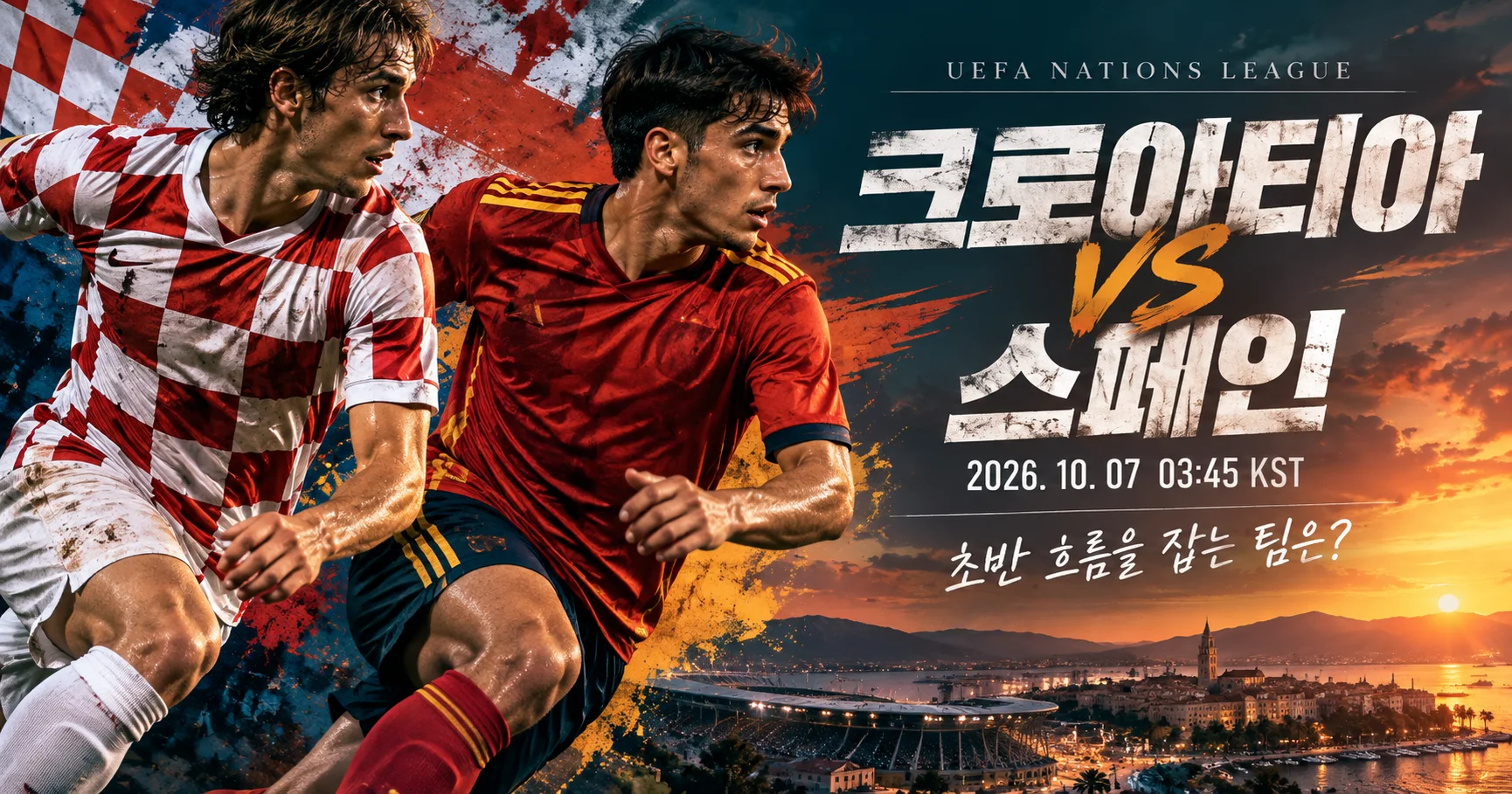 1-스페인 vs 크로아티아 스포츠매거진커버