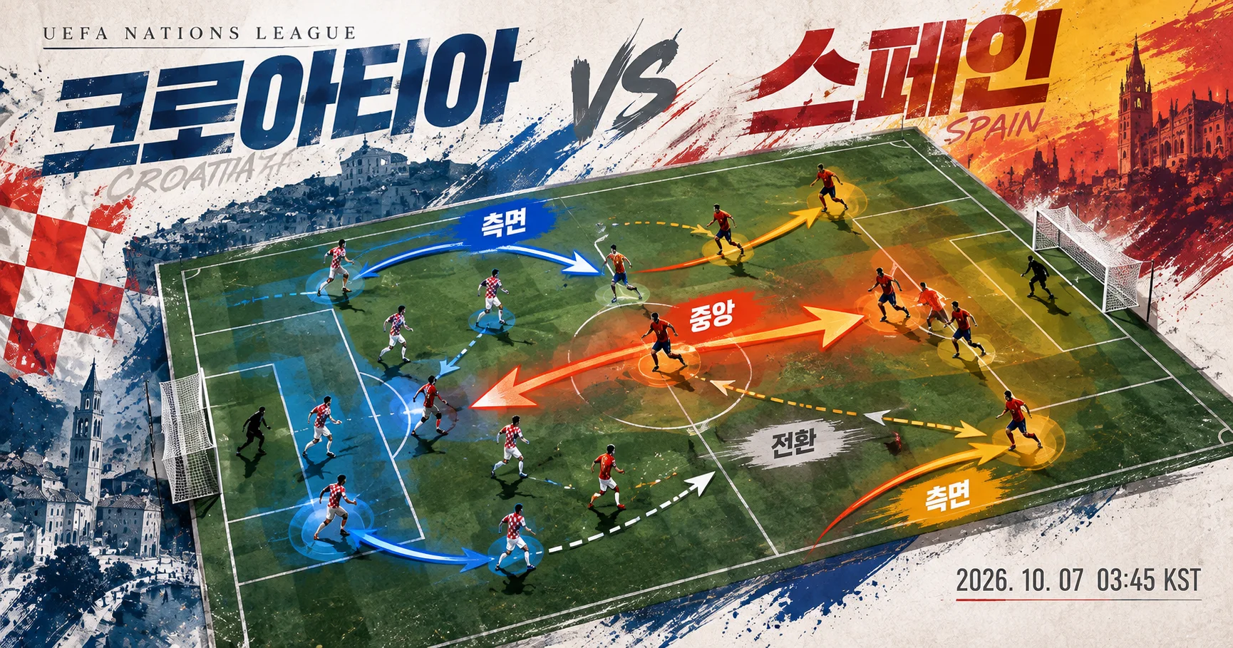 2-스페인 vs 크로아티아 공격루트맵