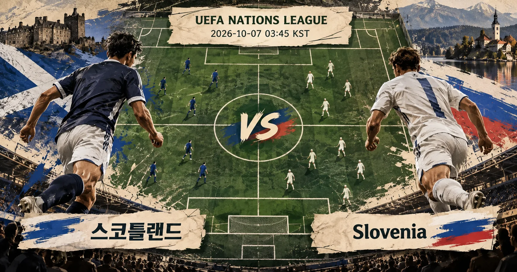 1-Slovenia vs 스코틀랜드 피치전술프리뷰