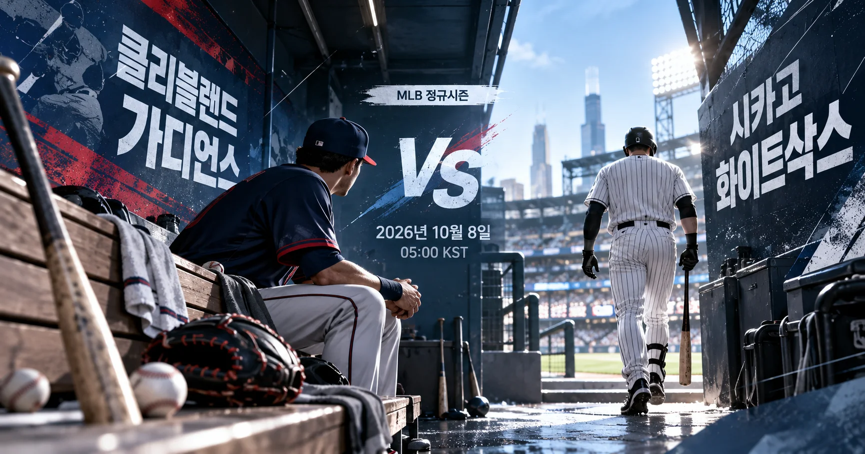 1-Cleveland Guardians vs Chicago White Sox 더그아웃프리뷰