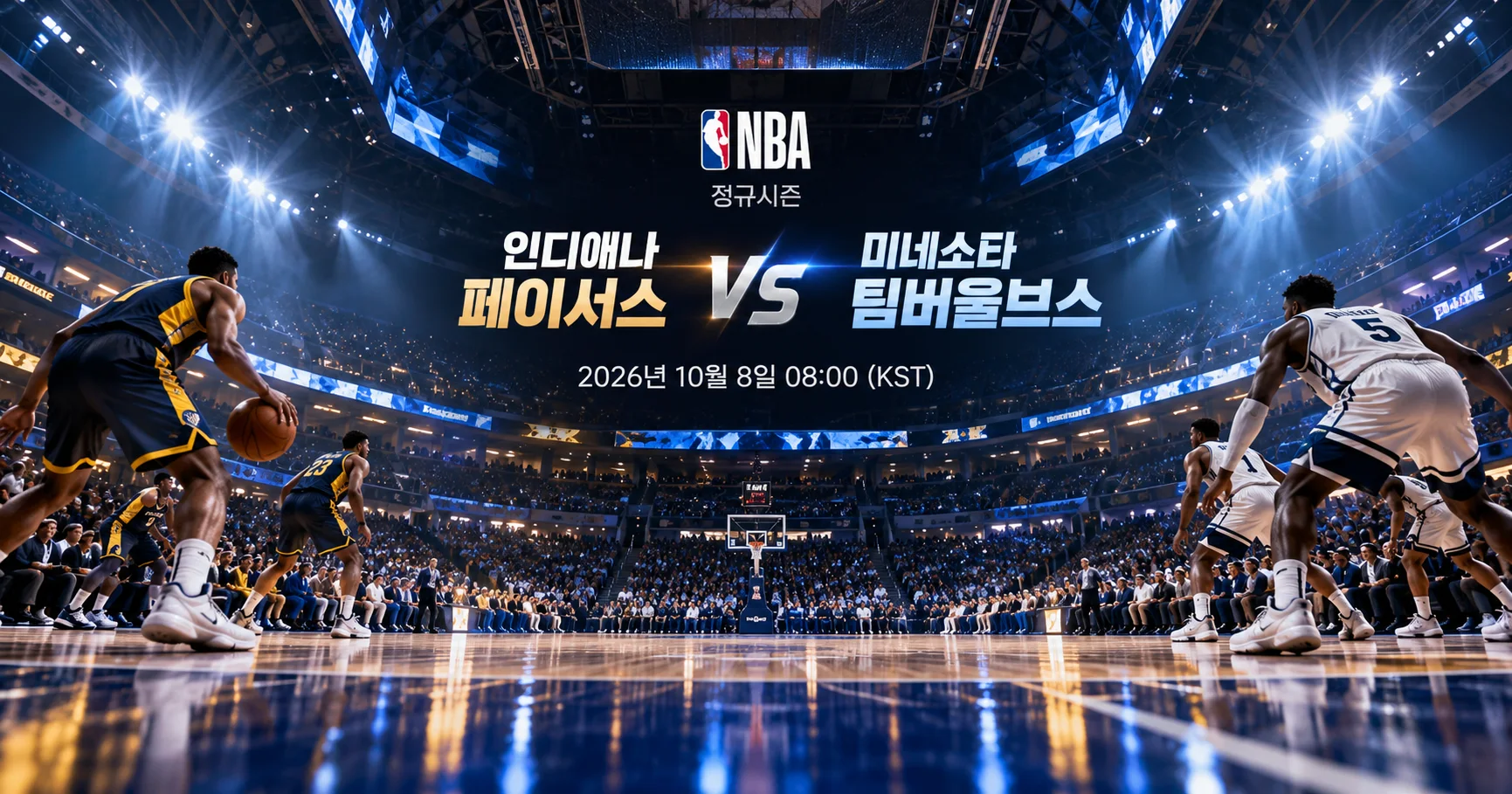 1-Minnesota Timberwolves vs Indiana Pacers 스타디움파노라마
