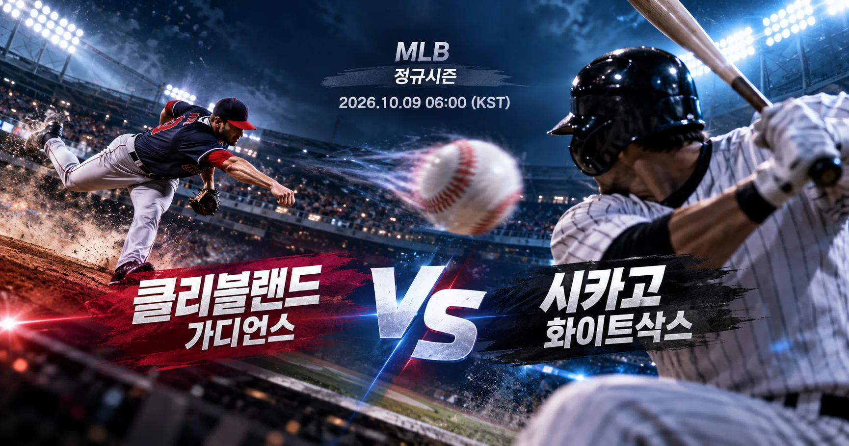 1-Cleveland Guardians vs Chicago White Sox 투수타자대결