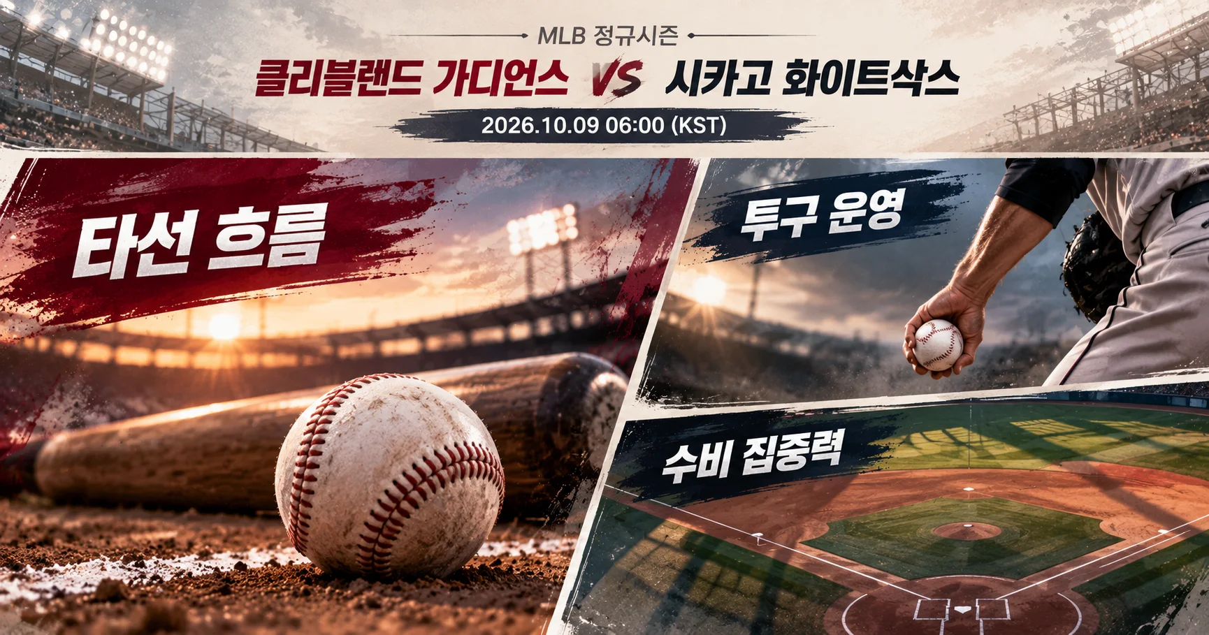 2-Cleveland Guardians vs Chicago White Sox 핵심변수카드