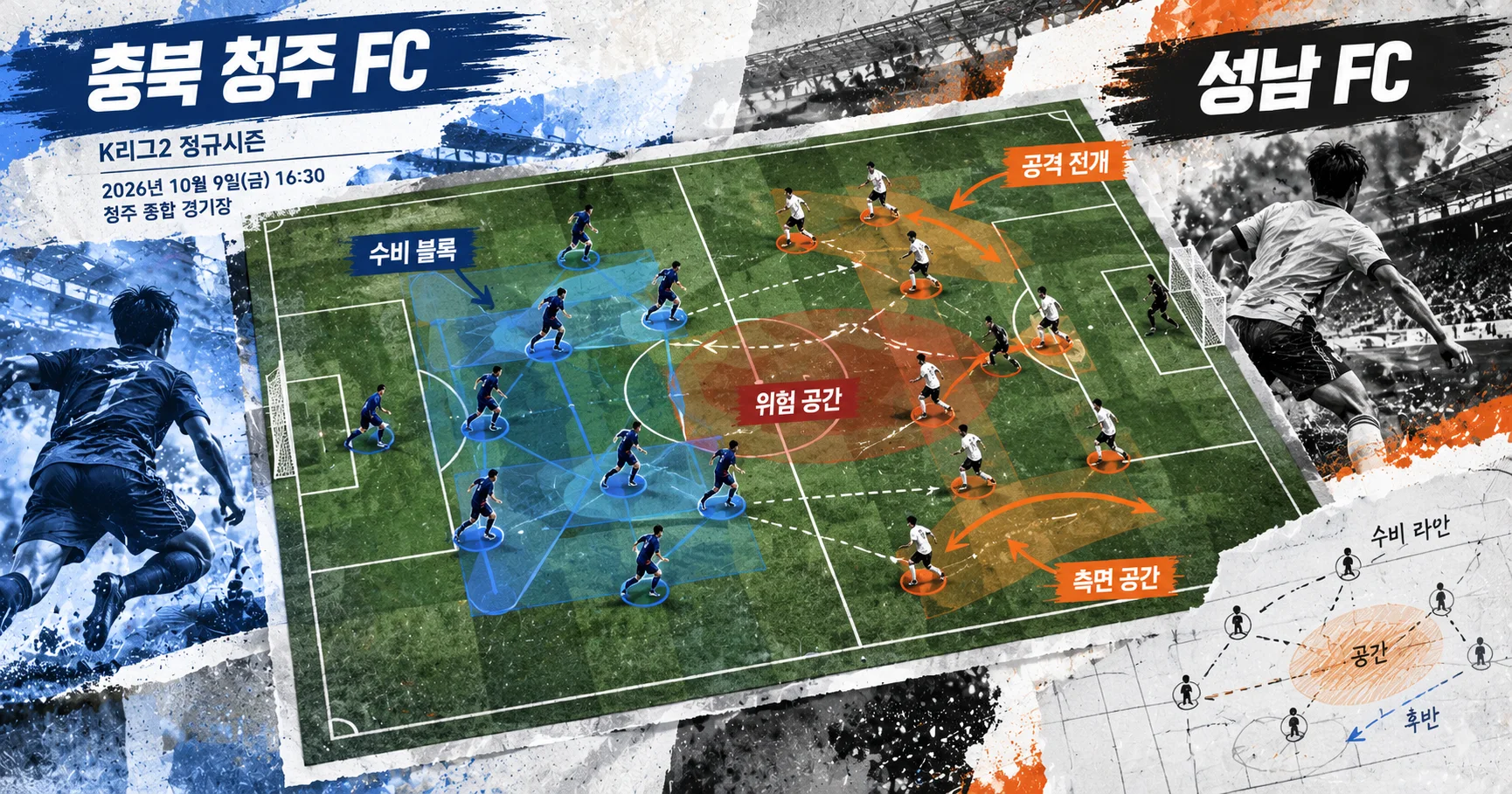 2-성남 FC vs 충북 청주 FC 수비블록분석