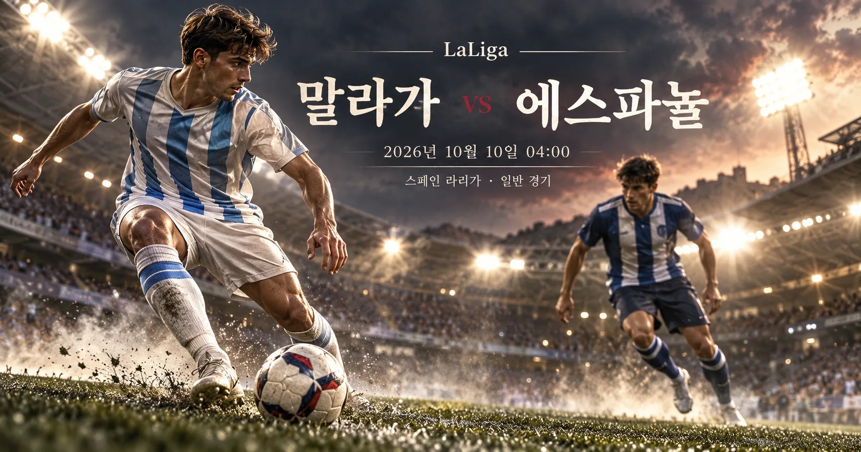 1-Espanyol vs Málaga 플러드라이트매치업