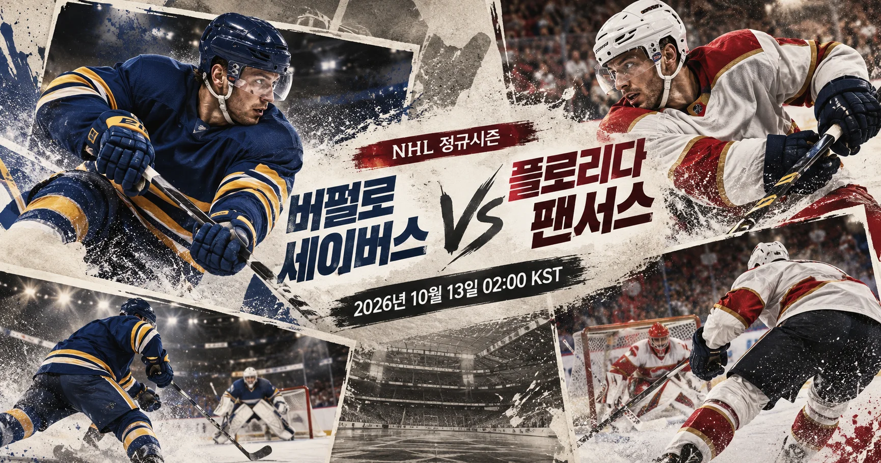 1-Florida Panthers vs Buffalo Sabres 액션콜라주