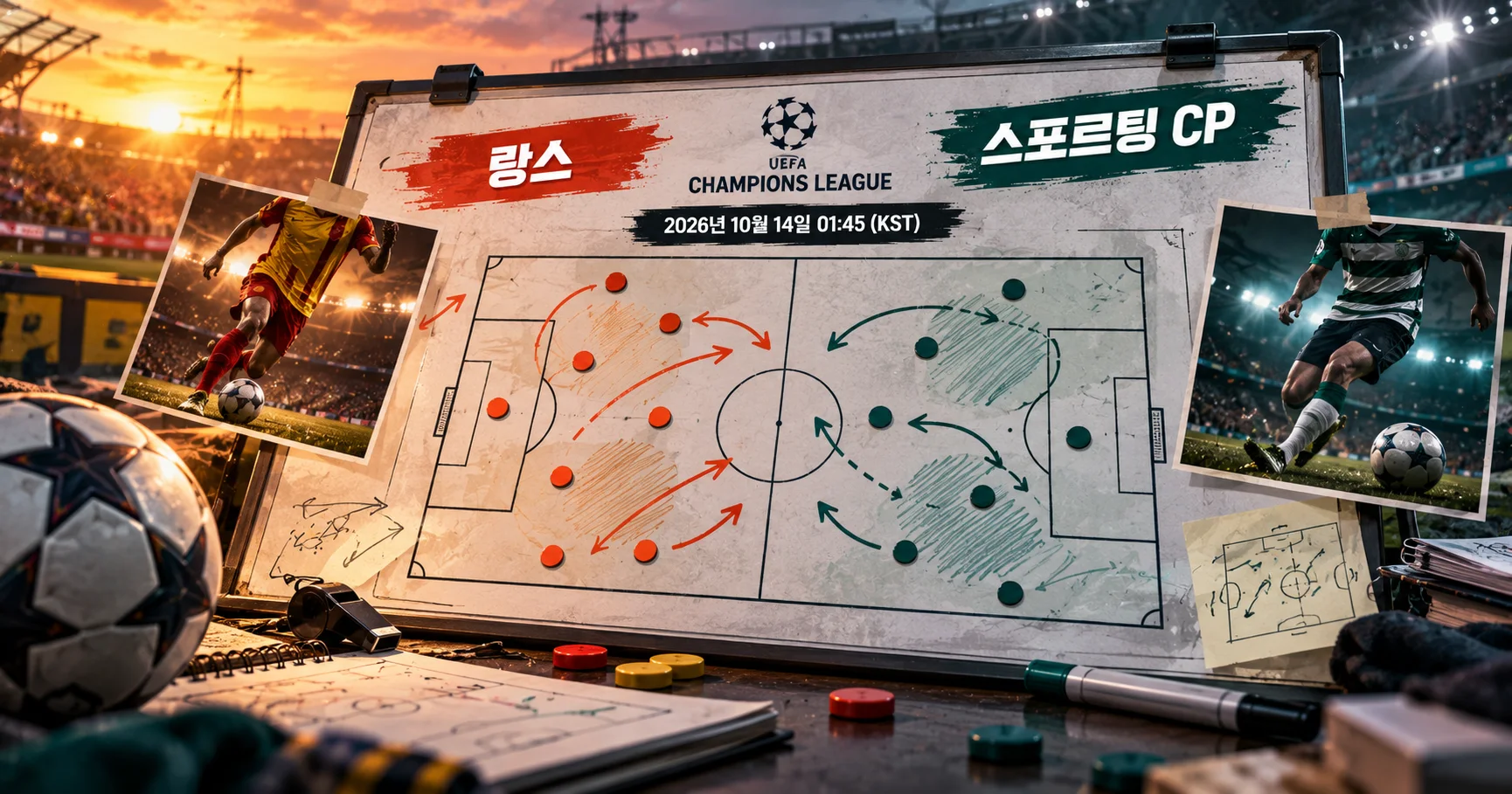 2-Sporting CP vs Lens 전술화이트보드