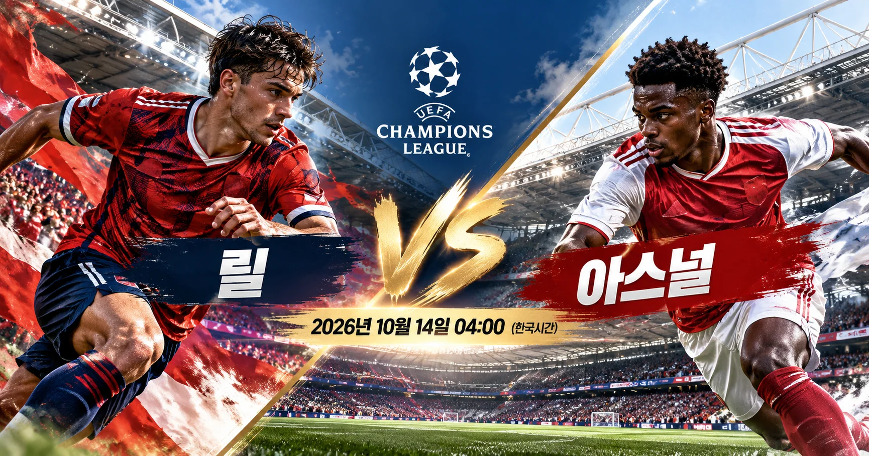 1-Lille vs Arsenal 대각선선수대결