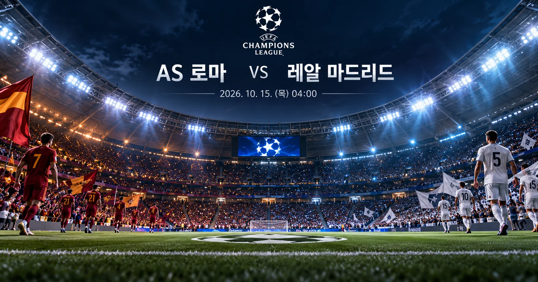1-Real Madrid vs AS Roma 스타디움파노라마