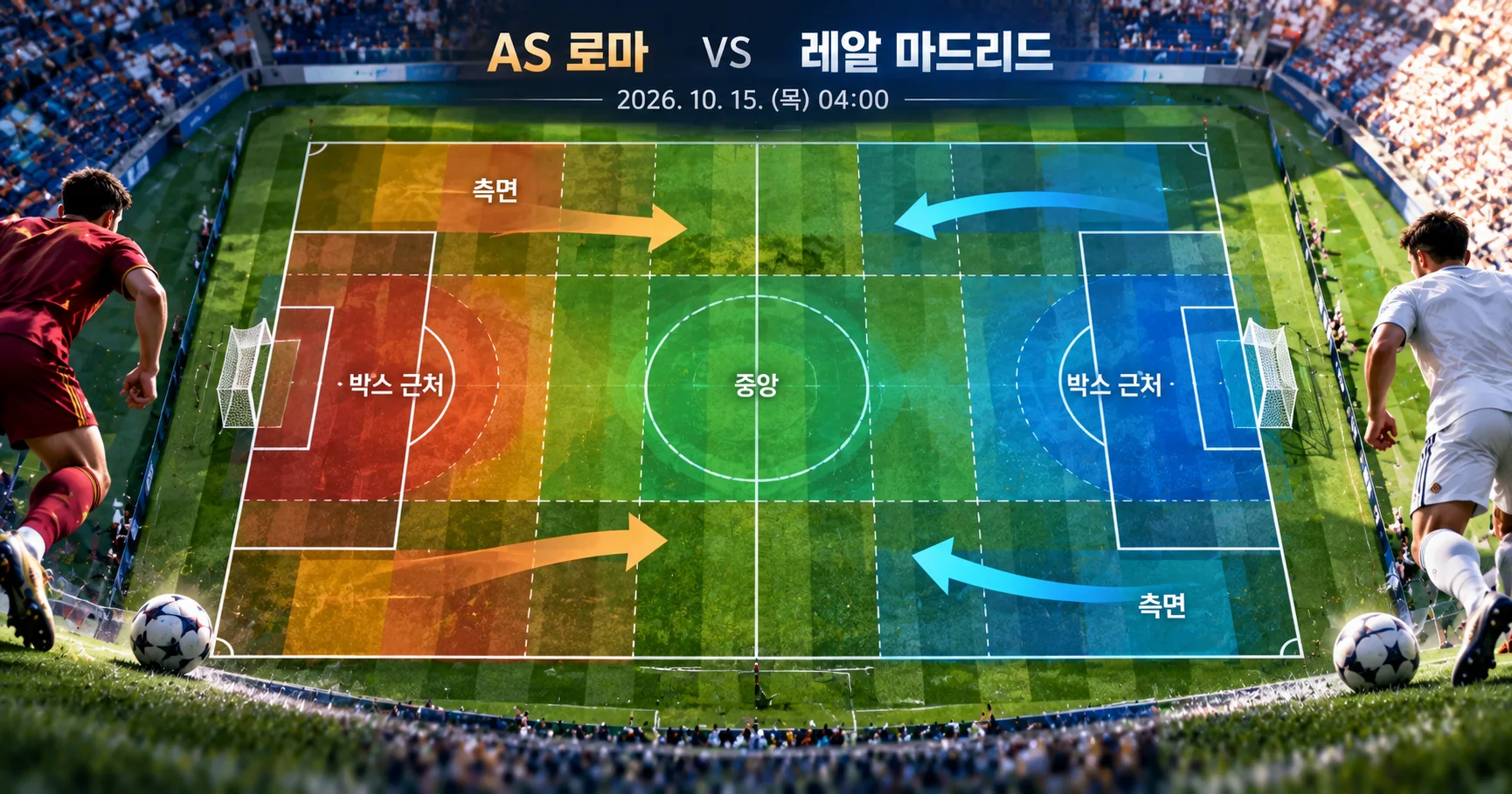2-Real Madrid vs AS Roma 피치존맵