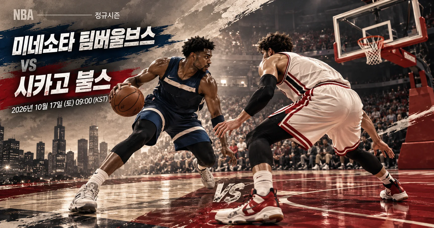 1-Minnesota Timberwolves vs Chicago Bulls 하프코트매치업