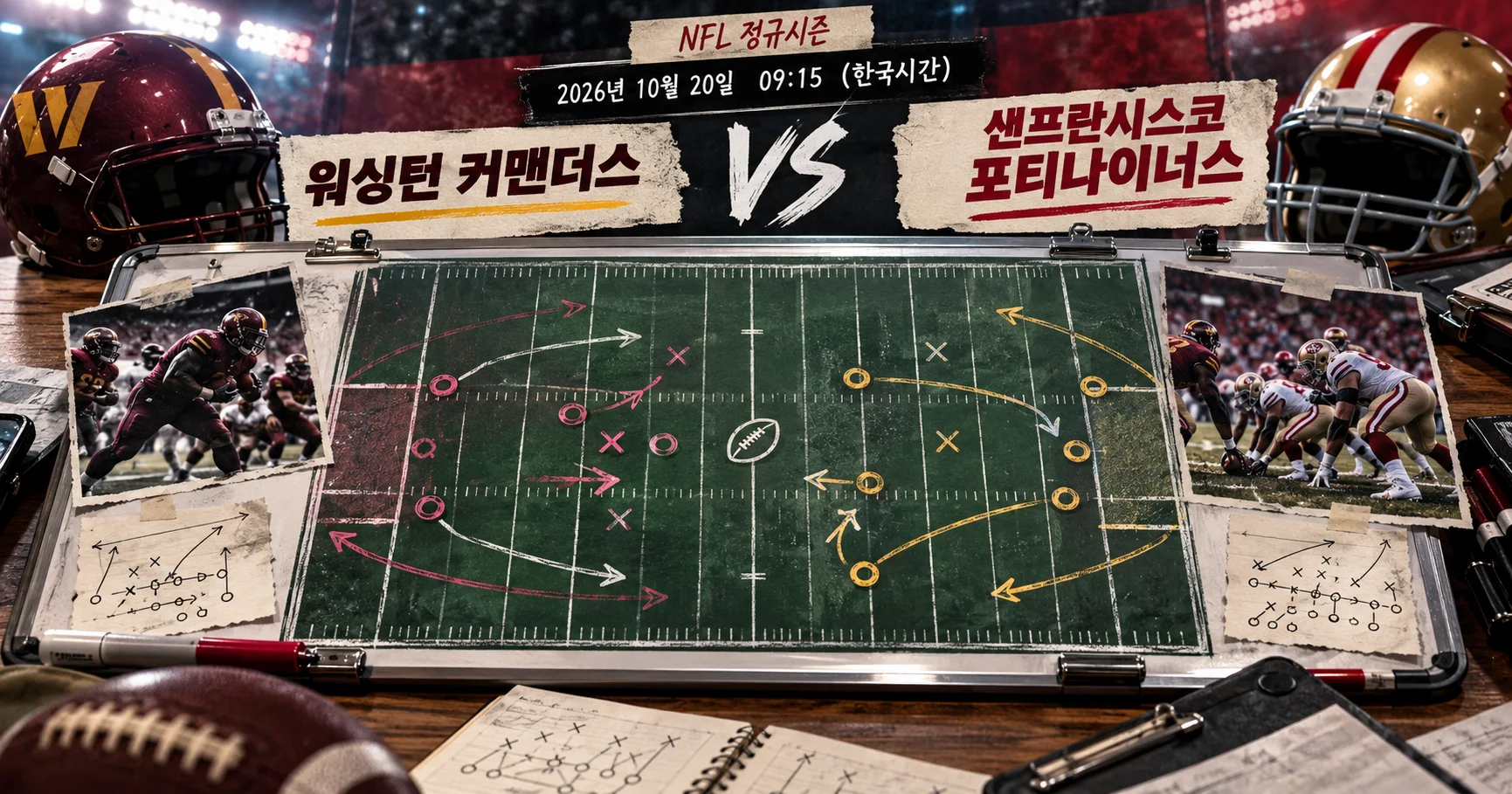 2-Washington Commanders vs San Francisco 49ers 전술화이트보드