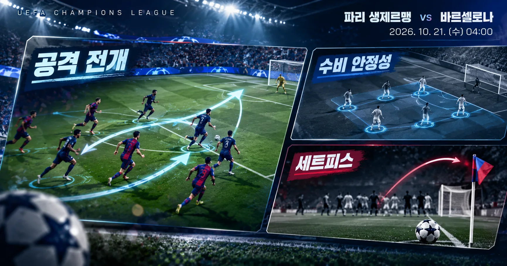 2-Barcelona vs Paris Saint-Germain 핵심변수카드