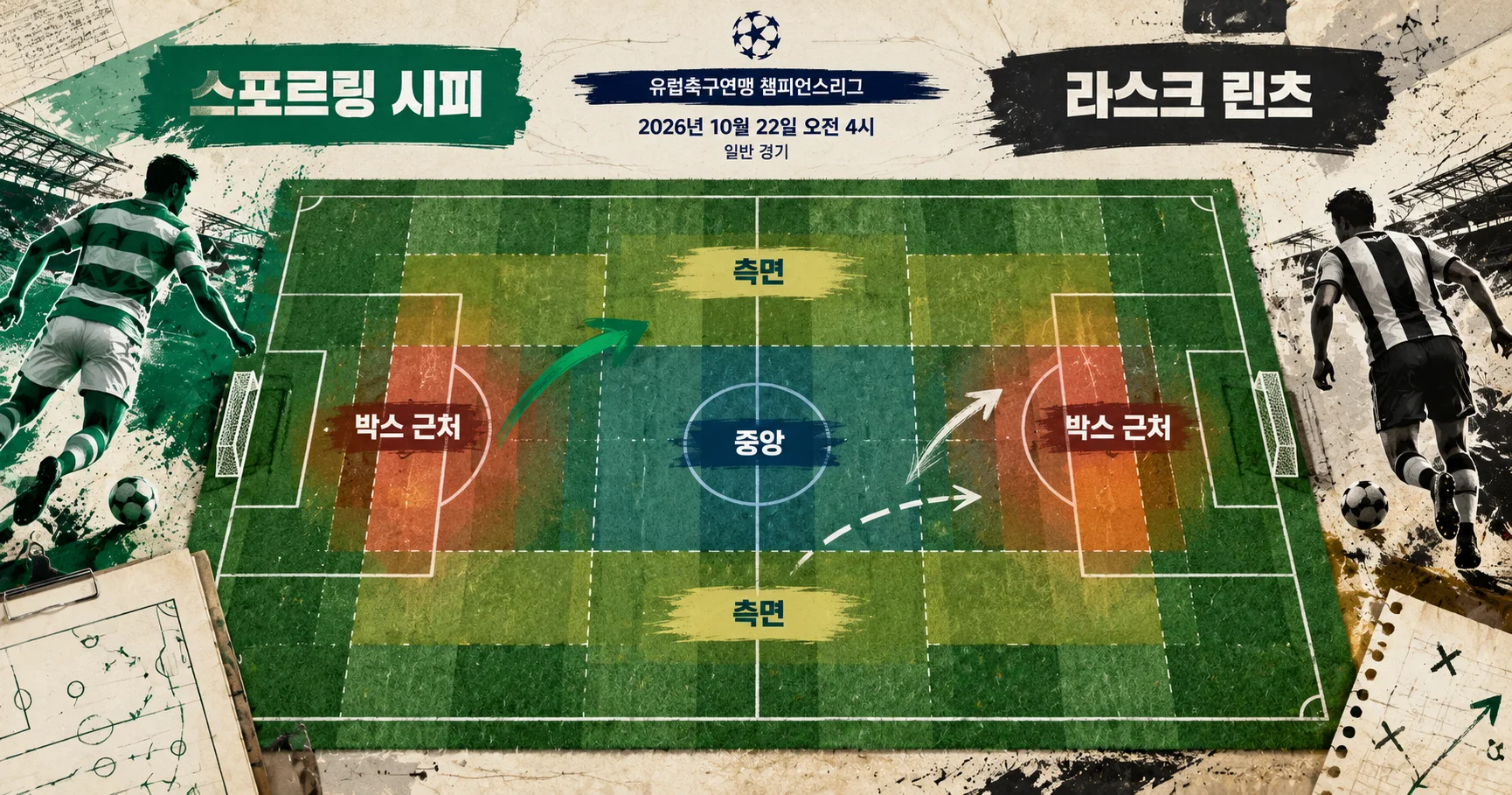 2-LASK Linz vs Sporting CP 피치존맵
