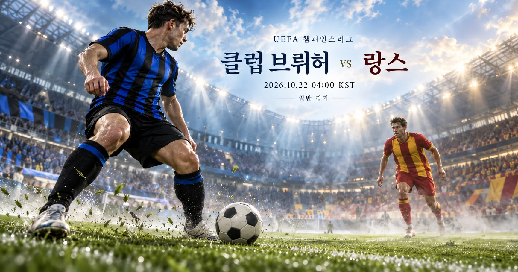 1-Lens vs Club Brugge 플러드라이트매치업
