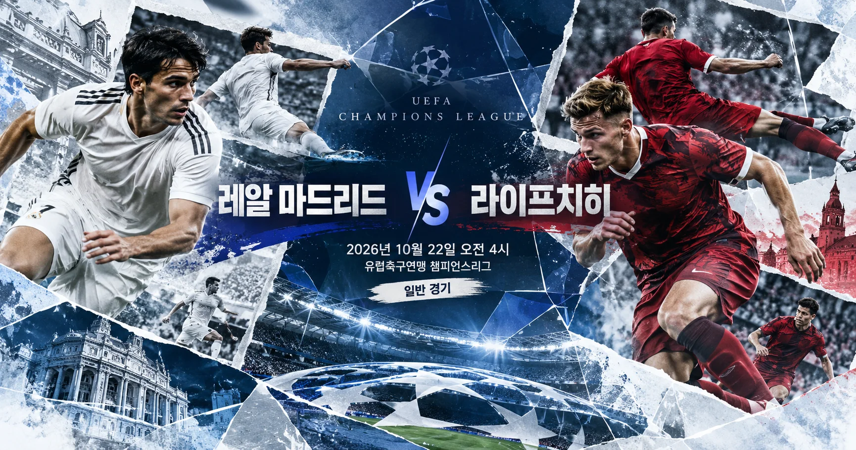 1-RB Leipzig vs Real Madrid 액션콜라주