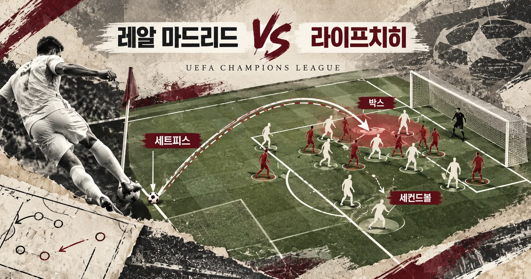 2-RB Leipzig vs Real Madrid 세트피스보드