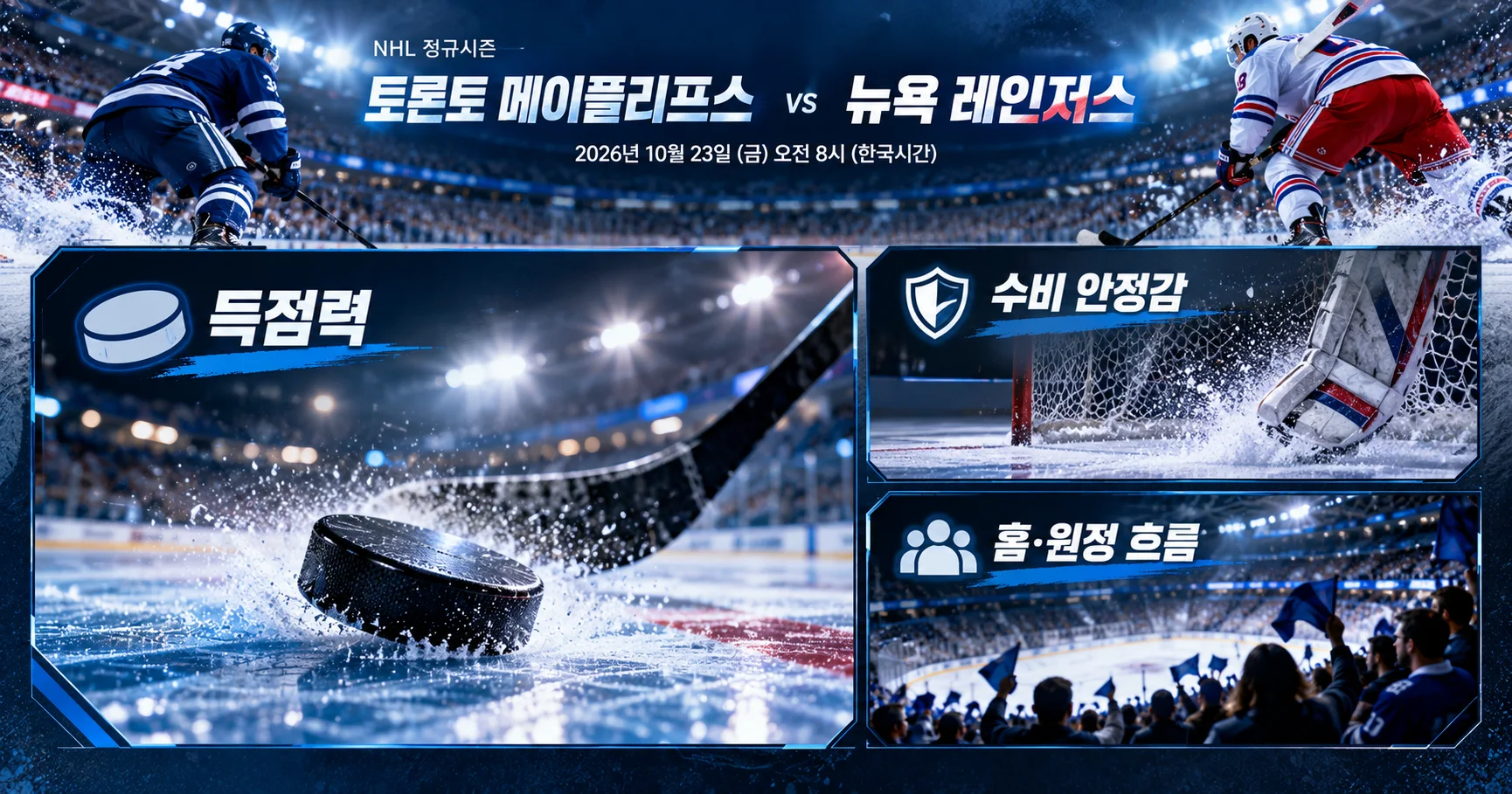 2-New York Rangers vs Toronto Maple Leafs 핵심변수카드