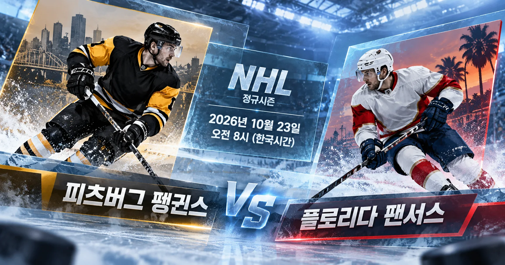 1-Florida Panthers vs Pittsburgh Penguins 입체레이어프리뷰