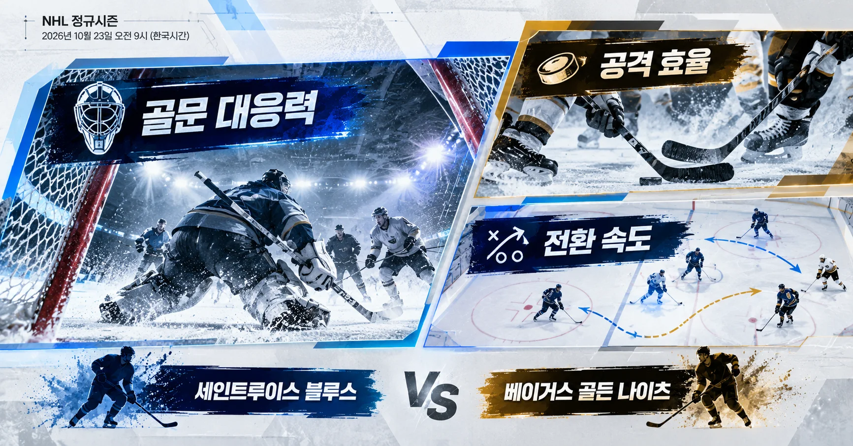 2-Vegas Golden Knights vs St. Louis Blues 핵심변수카드
