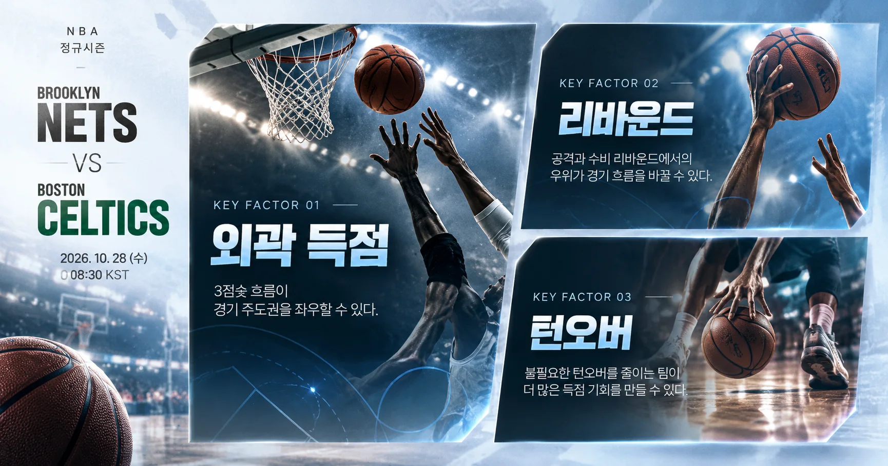 2-Brooklyn Nets vs Boston Celtics 핵심변수카드