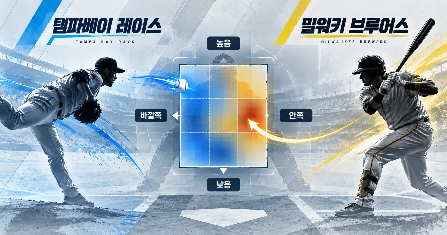 2-Milwaukee Brewers vs Tampa Bay Rays 투구존맵