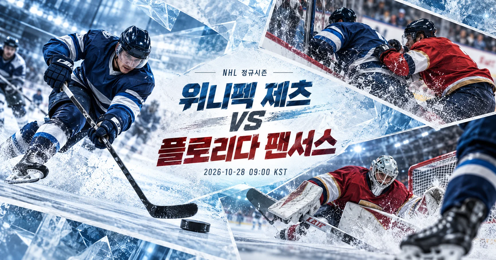1-Florida Panthers vs Winnipeg Jets 액션콜라주