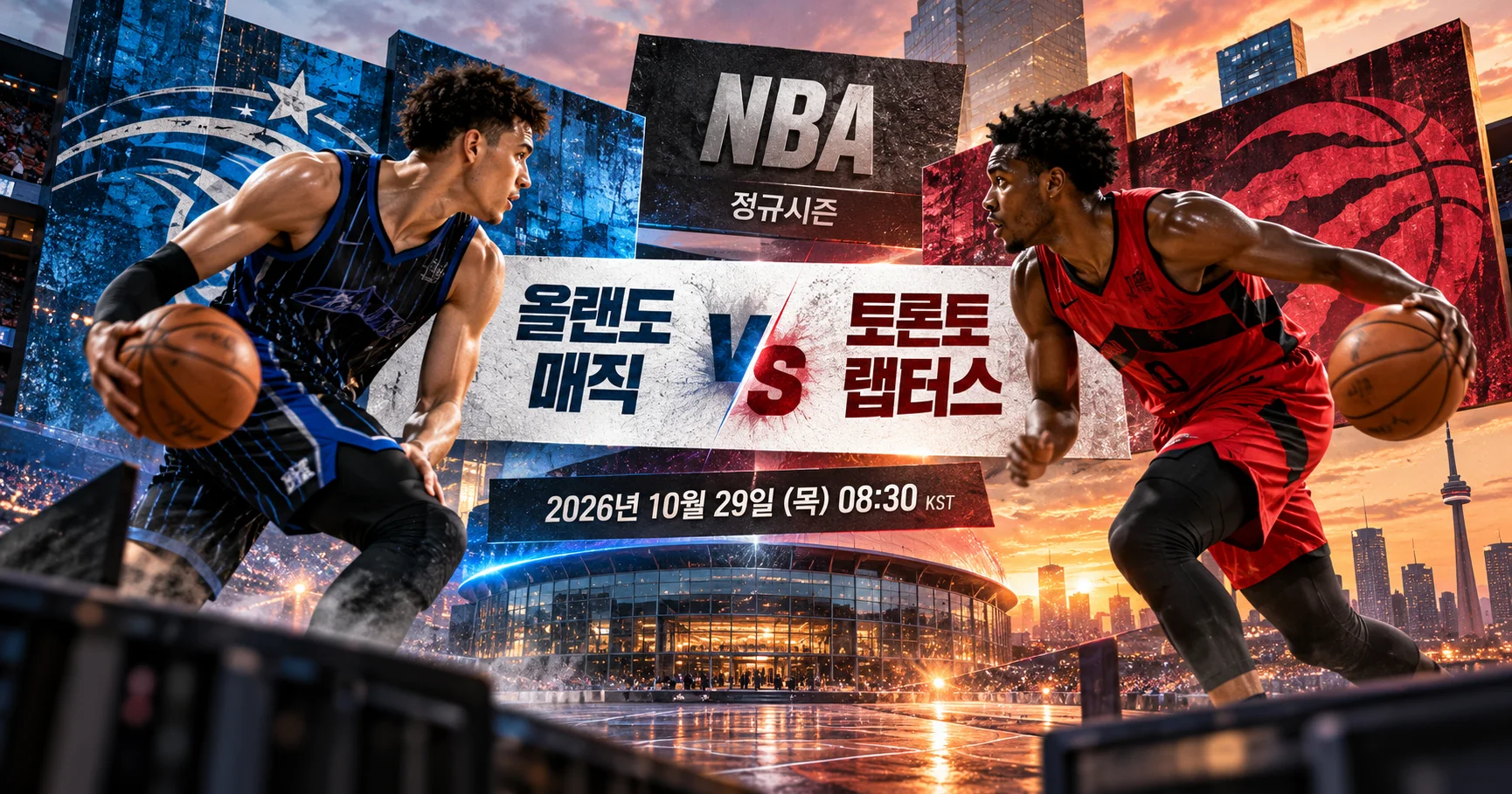 1-Orlando Magic vs Toronto Raptors 입체레이어프리뷰