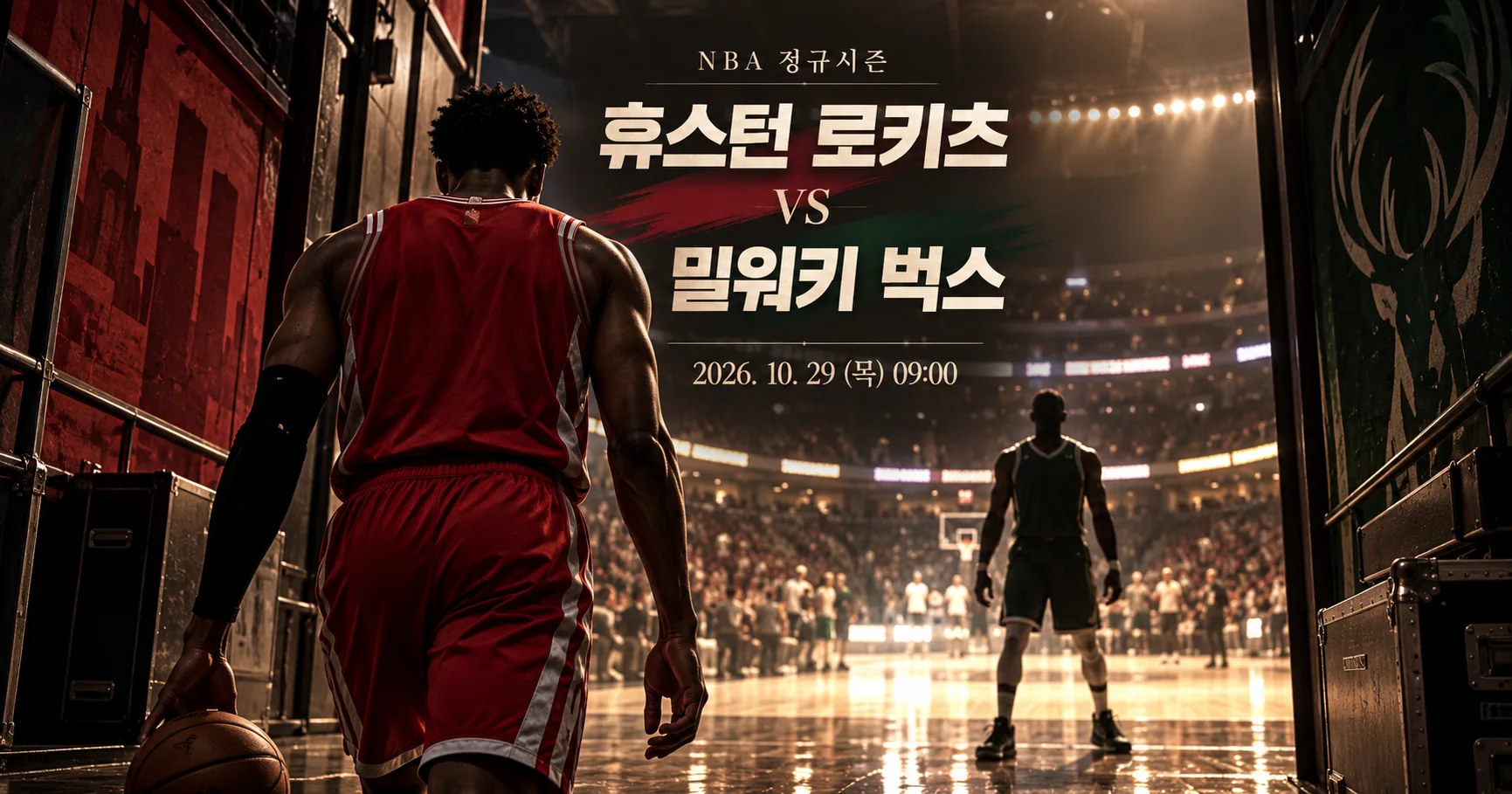 1-Houston Rockets vs Milwaukee Bucks 아레나입장프리뷰