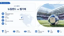 2026년 6월 27일 벨기에 vs 뉴질랜드 G조 득실…