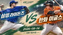 2026년 8월 14일 삼성 라이온즈 vs 한화 이글스 주중 첫 경기 흐름 분석