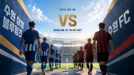 2026년 8월 15일 수원 FC vs 수원 삼성 블루윙즈, 최근 흐름 차이가 선명한 수원 맞대결