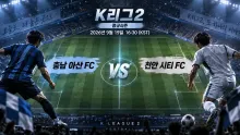 2026년 9월 19일 천안 시티 FC vs 충남 아산 FC, 최근 5경기 흐름에서 갈리는 맞대결