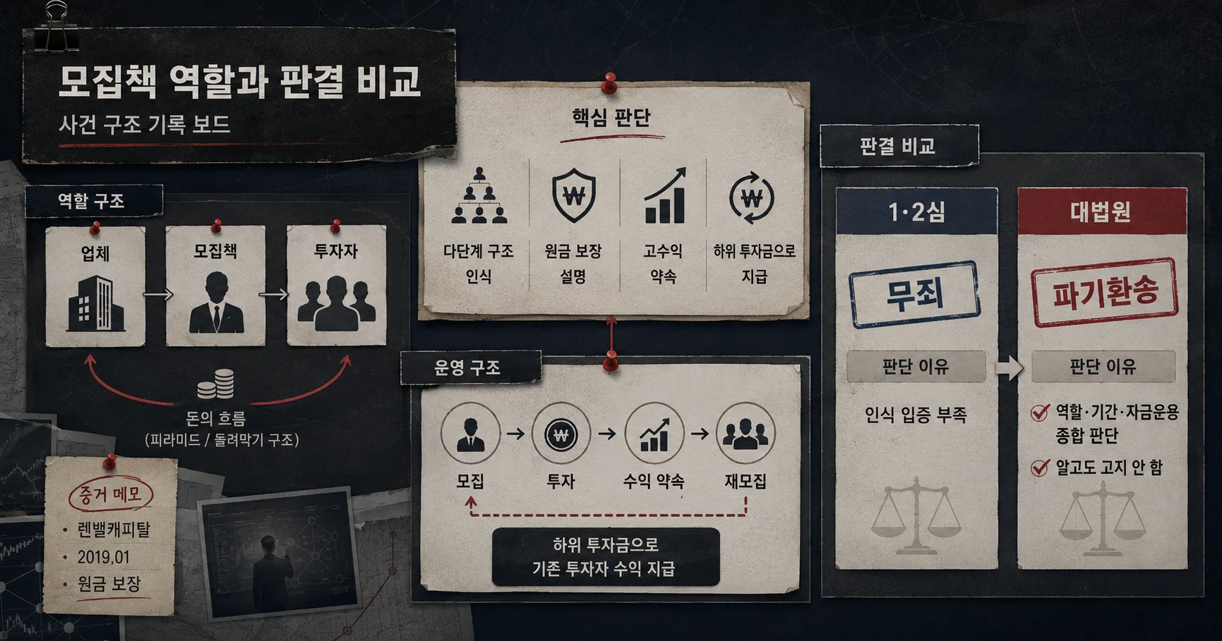 2-50명 하위 투자자와 돌려막기 자금 운용 판단 구조