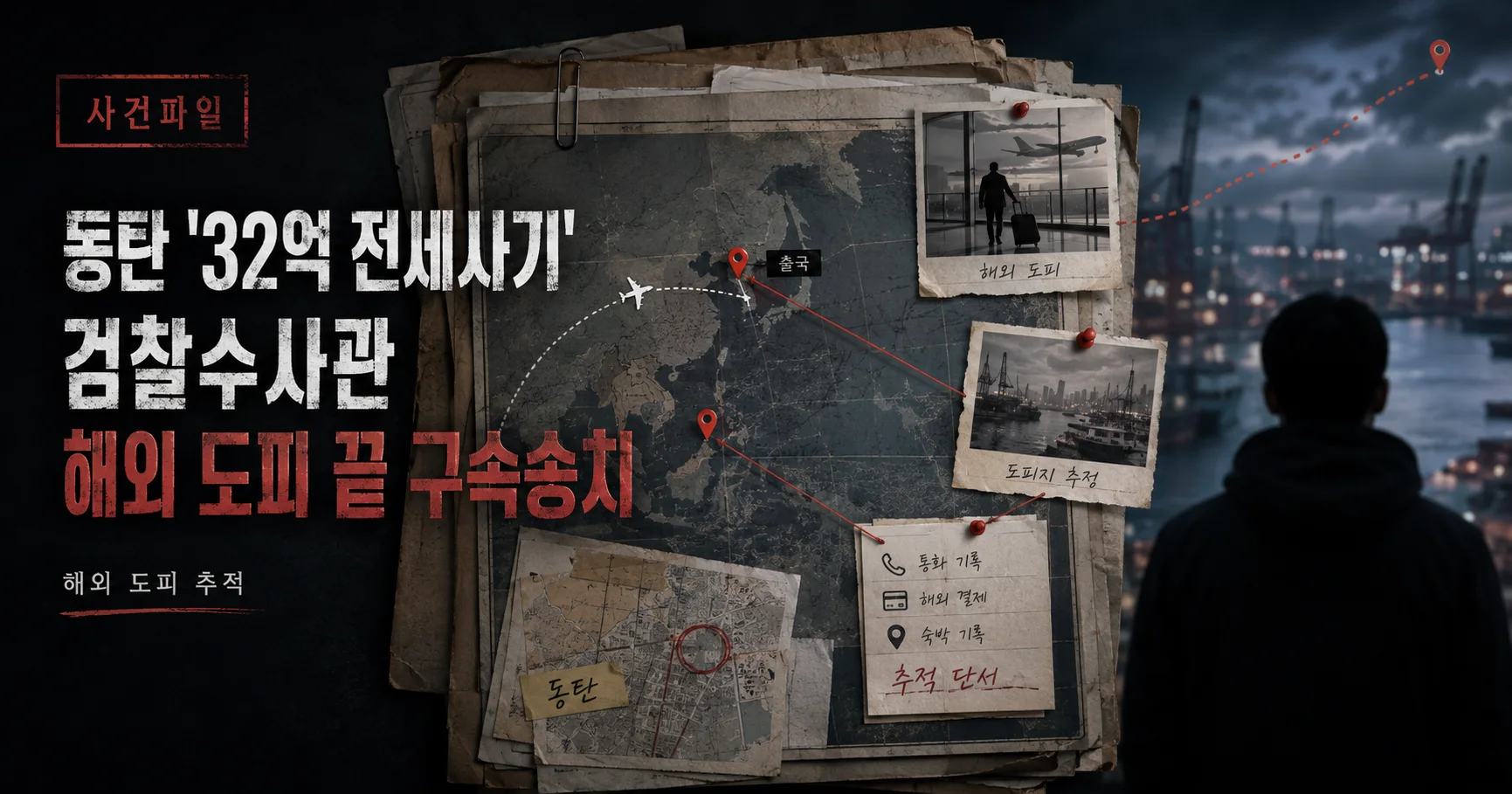 1-동탄 32억 전세보증금 미반환 혐의 해외도피 대표 다큐멘터리 카드
