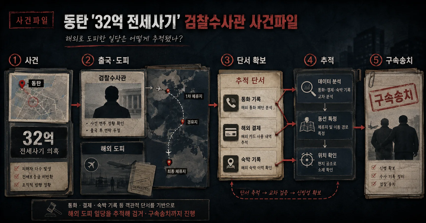 2-동탄 전세사기 피의자 필리핀 추적과 강제송환 타임라인