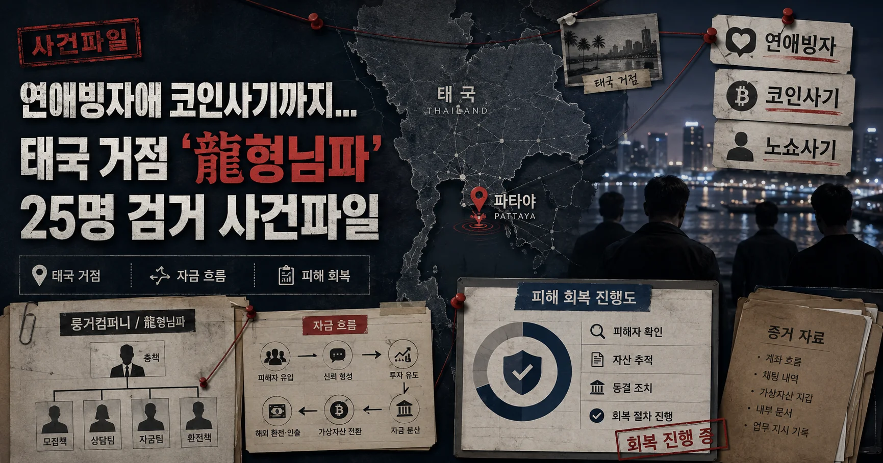 1-룽거컴퍼니 878명·210억원 사건 대표 다큐멘터리 카드