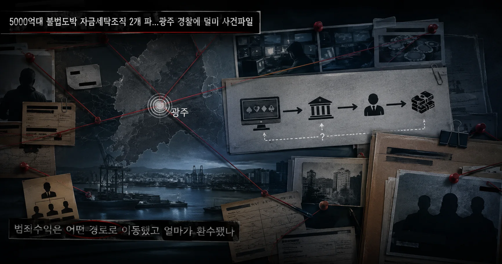 1-5000억대 불법도박 자금세탁조직 대표 다큐멘터리 카드