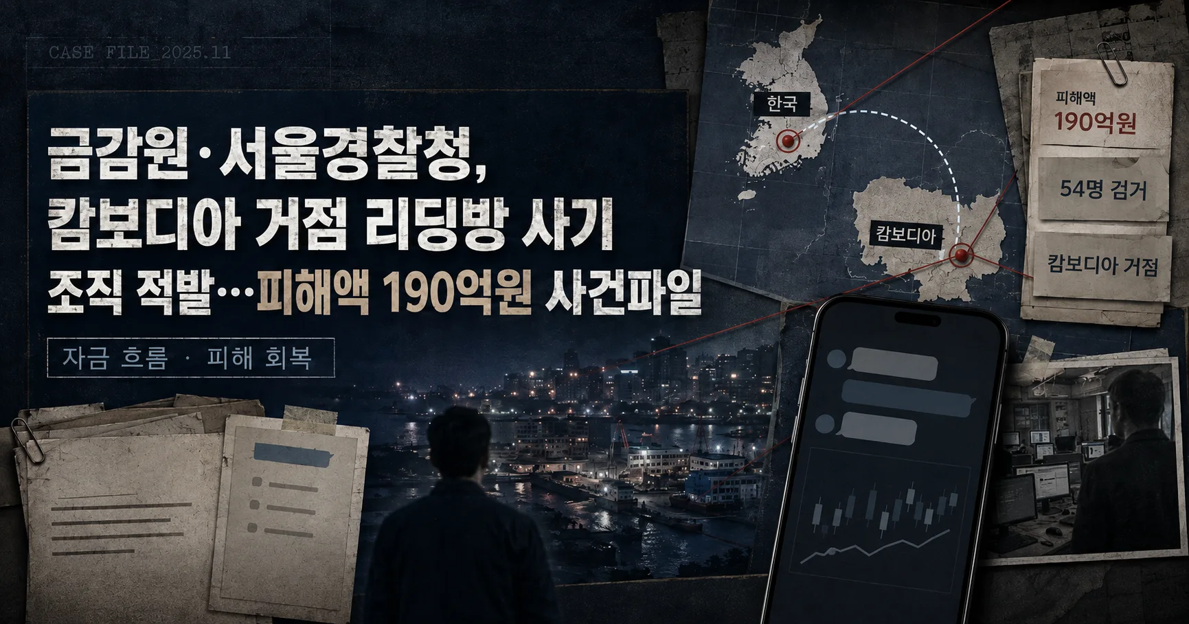 1-캄보디아 거점 리딩방 사기 대표 다큐멘터리 카드