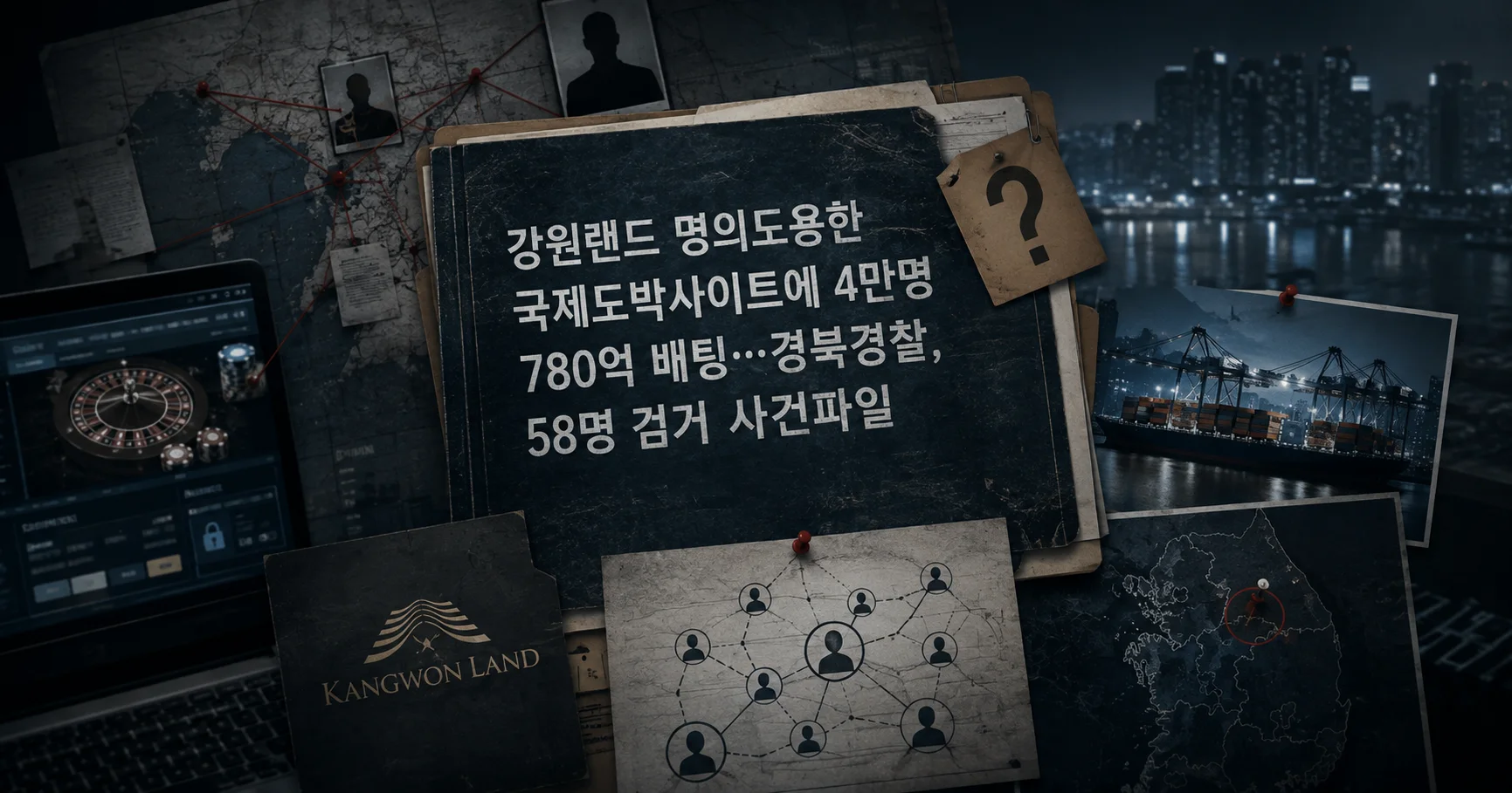 1-강원랜드 사칭 국제도박사이트 780억 사건 대표 다큐멘터리 카드