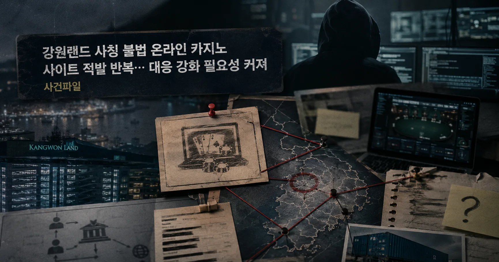 1-강원랜드 사칭 불법 온라인 카지노 4만명·780억 사건 대표 다큐멘터리 카드