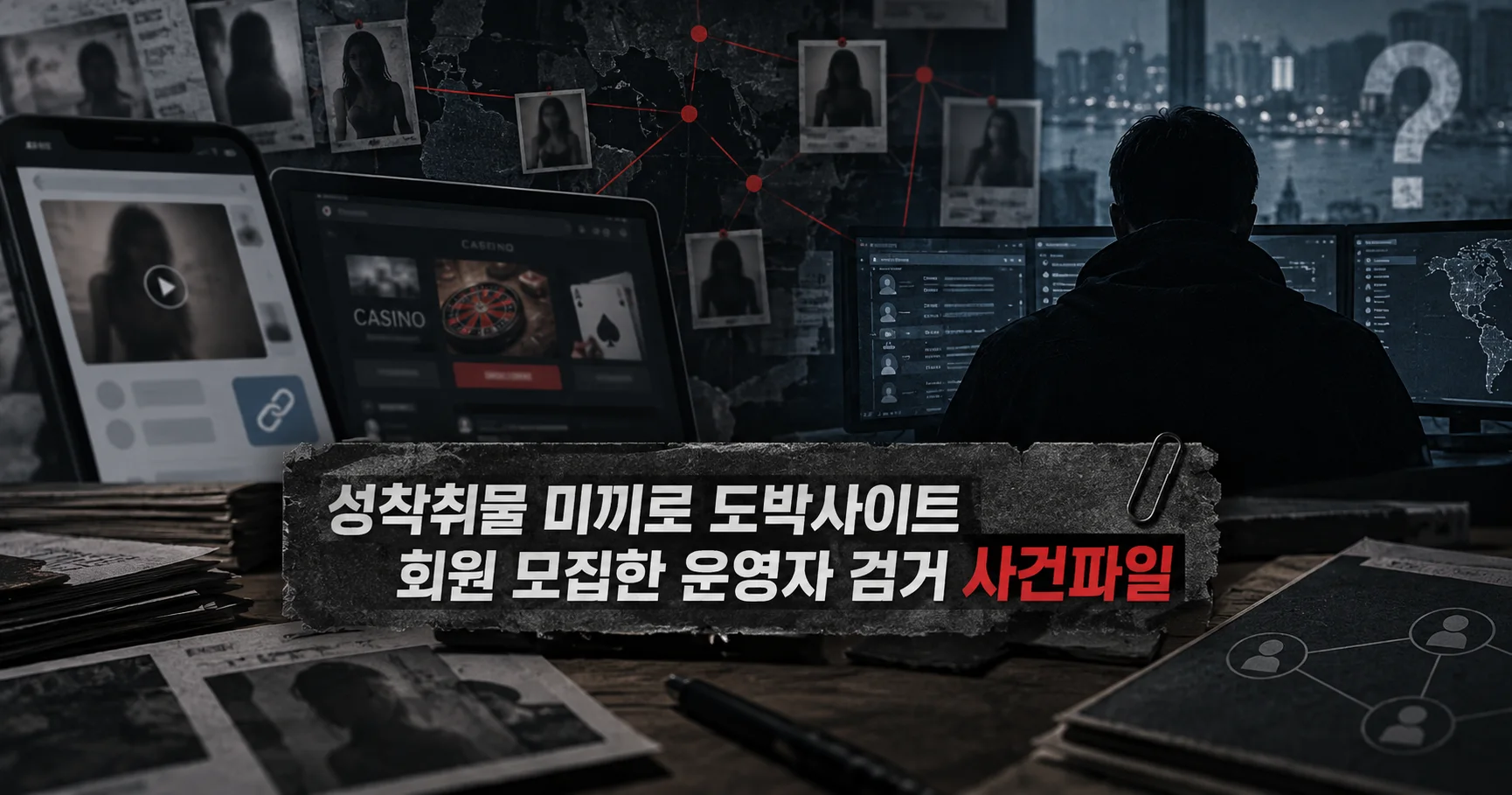 1-성착취물 미끼 도박사이트 회원 모집 사건 대표 다큐멘터리 카드