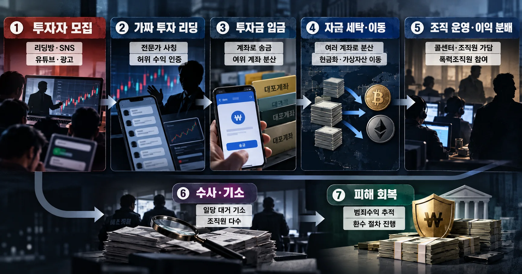 2-인천 100억대 리딩 투자사기 자금 흐름과 피해 회복 구조